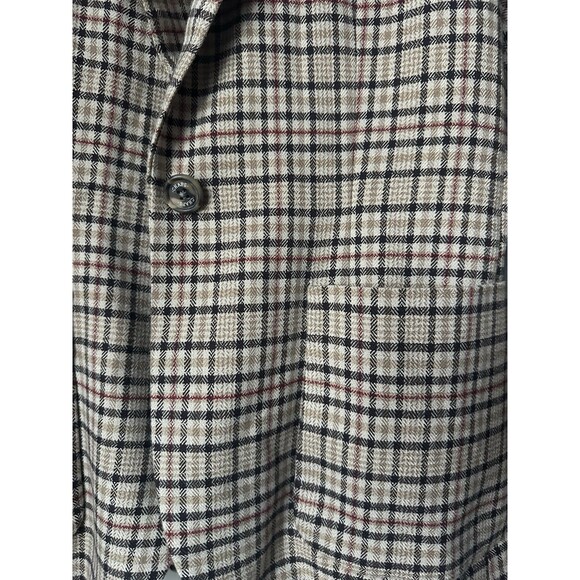 SOLD Plaid Womens Blazer Single Button Size 6 or Mesium - Picture 3 of 5